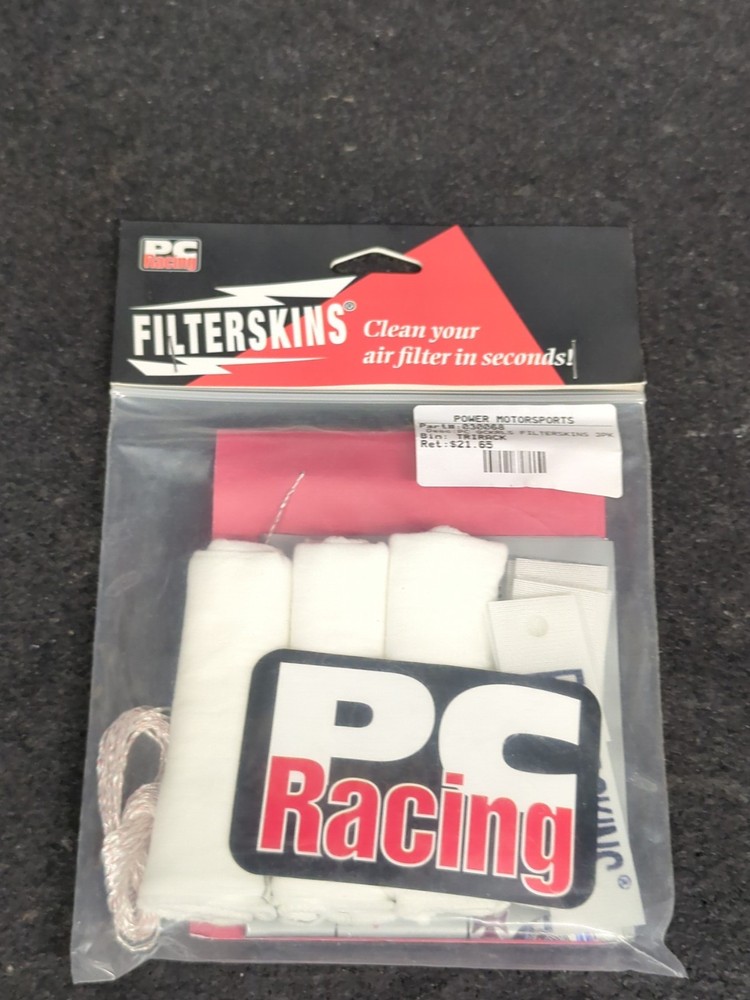 PC Racing Quick Release Filter Skins 3 Pack