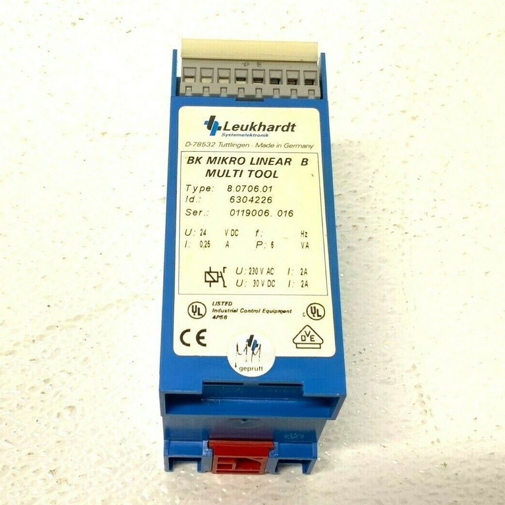 Leukhardt BK Mikro 6304226 Linear B Multi Tool 24VDC Single Tool Control 244G