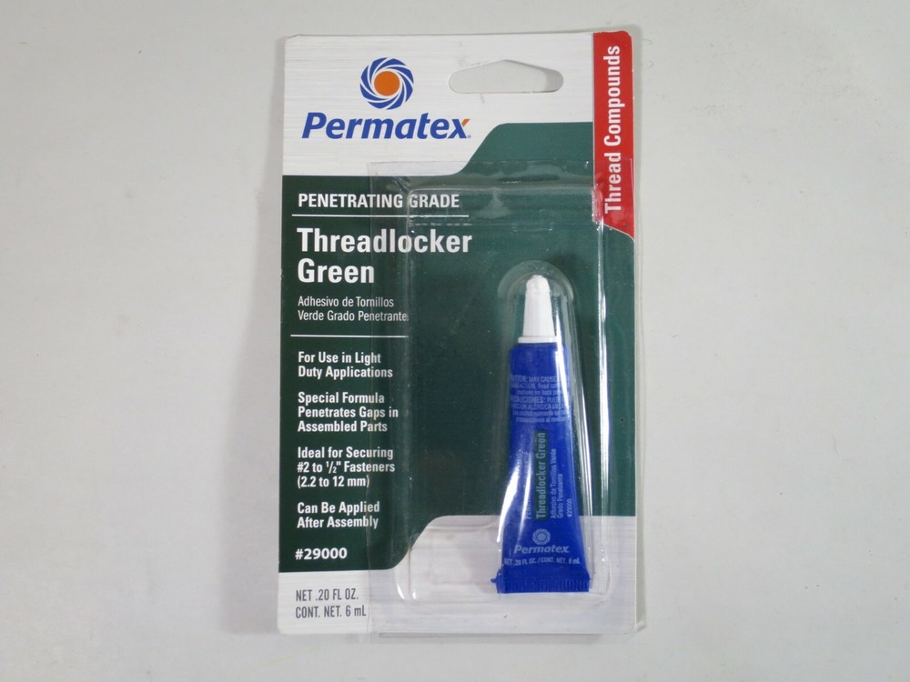 Permatex 29000 Penetrating Grade Threadlocker Green 6 ml