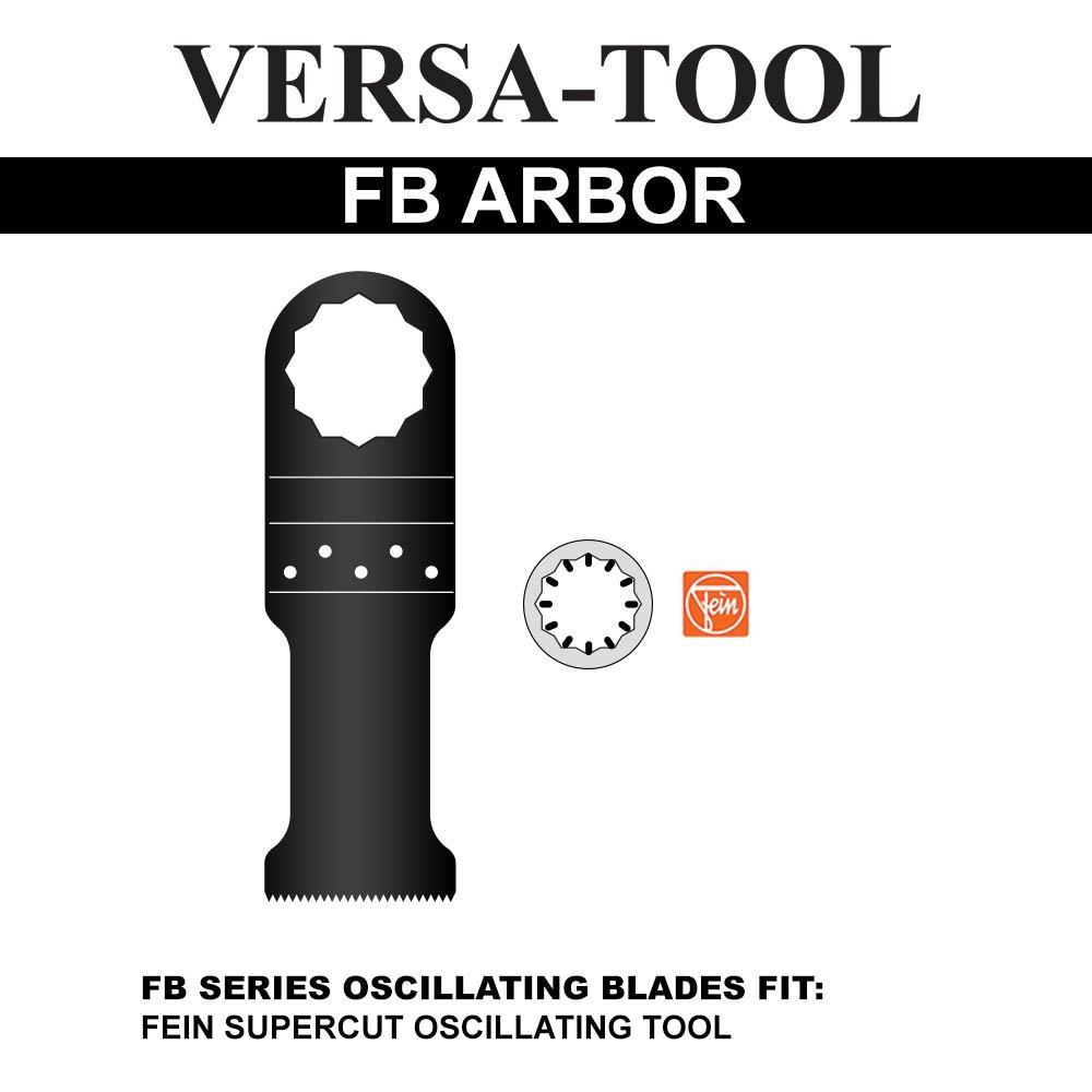 Versa Tool FB1A-D 45mm Wood / Plastic Multi-Tool Saw Single Blade Display Pack