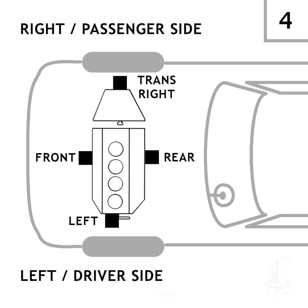 Eng Mount Frt Left Anchor 8039