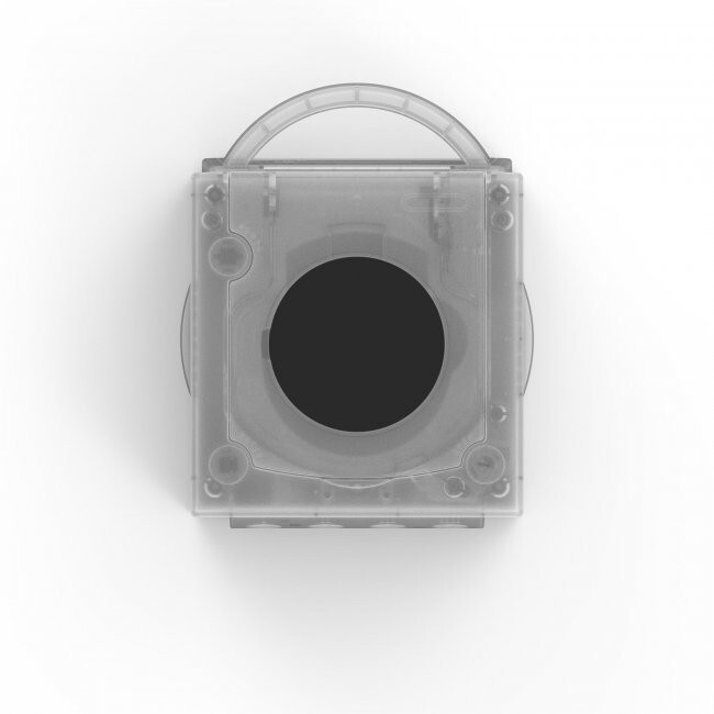 TeknoGame Console Shell Replacement Housing Kit for GameCube - Clear White