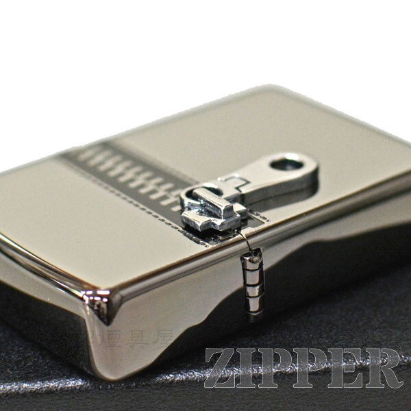 Zippo Zipper Silver Brass Etching Double Sided Processing Oil Lighter Japan
