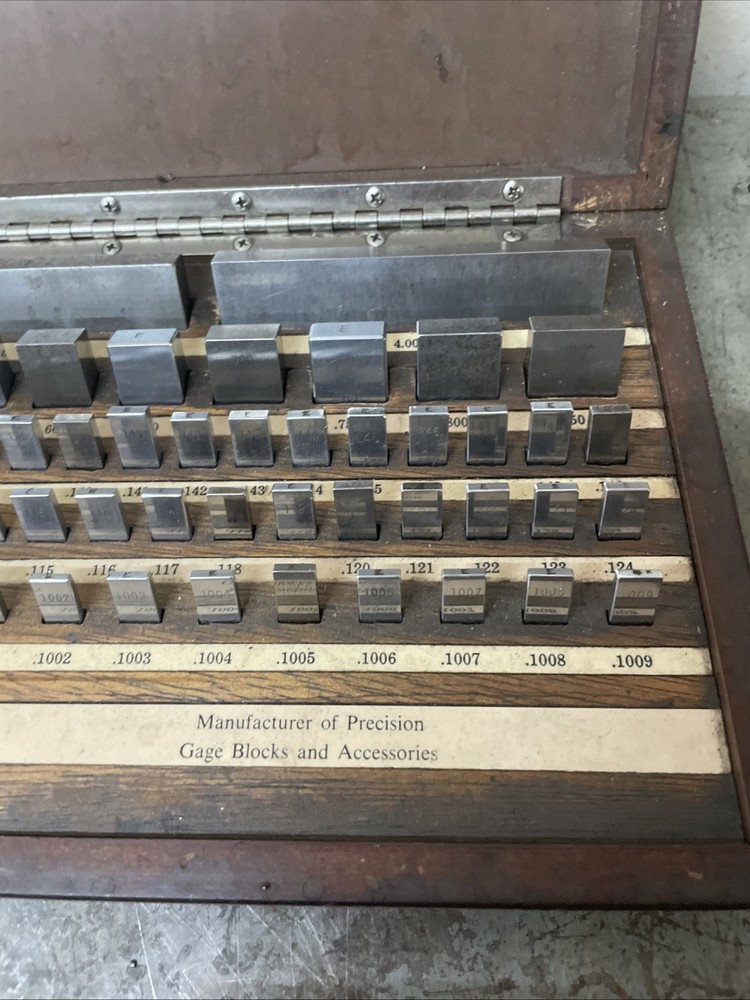 ICC 81 R Rectangular Gage Block Set 85 Pc Set