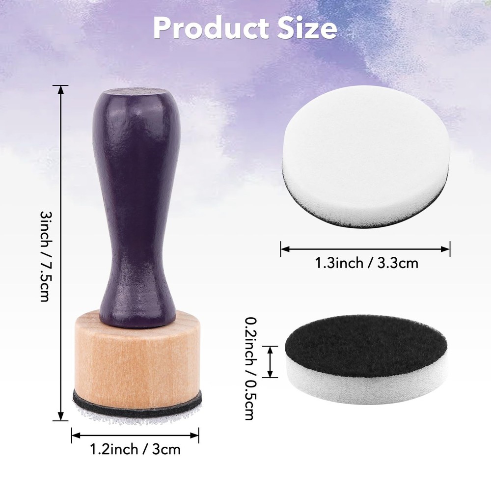 47 Pack Ink Blending Foam Pads Set with 8 Mini Applicator Tools Storage Box