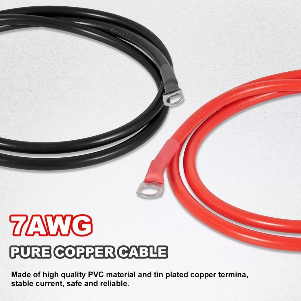 Battery Relocation Kit, Battery Jump Post Kit Charging Post with Bracket Cable