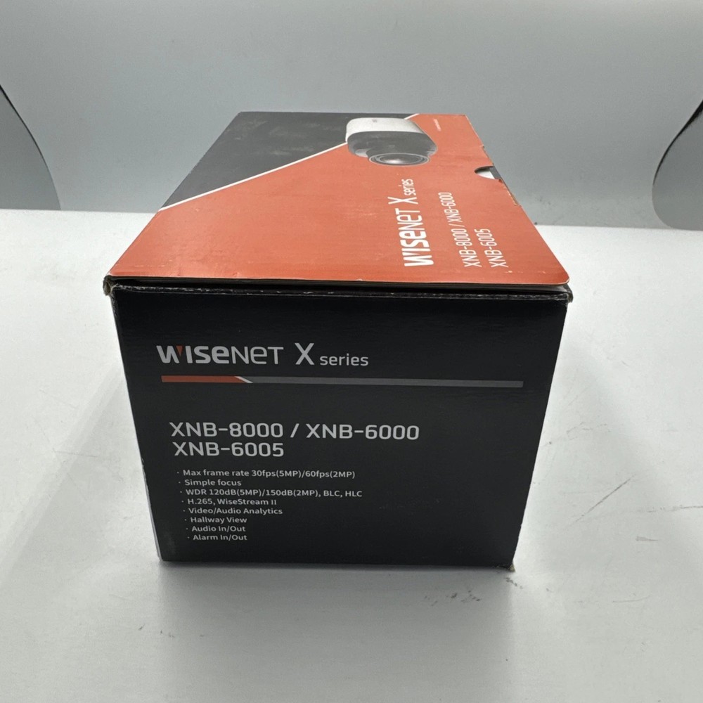 Hanwha XNB-8000 Network Camera Module – 5MP Professional Imaging Unit, BNIB
