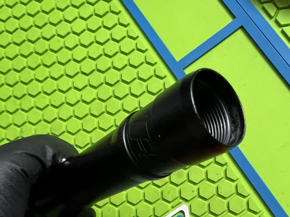 POWERLYTE SCEPTER BARREL BACK + .690 INSERT - BLACK -PAINTBALL AUTOCOCKER THREAD
