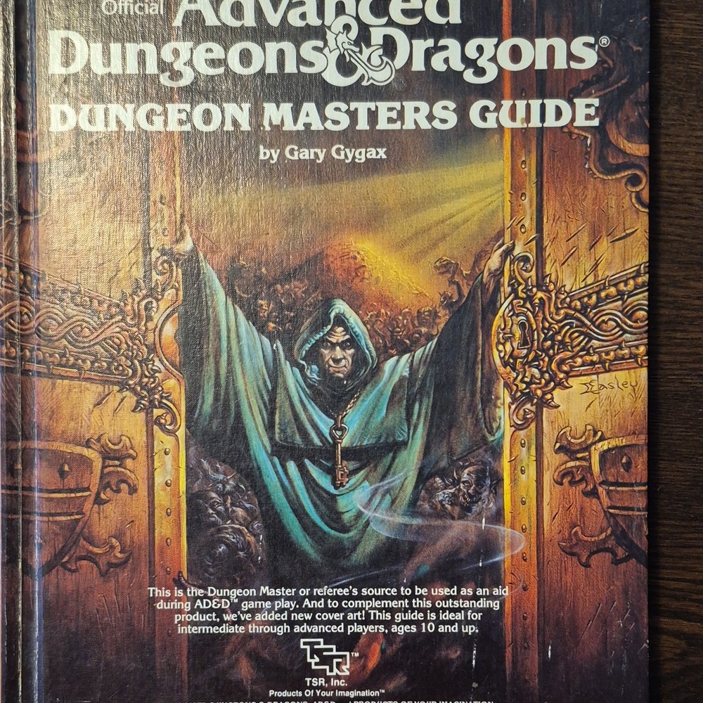 TSR Advanced Dungeons & Dragons Dungeon Master's Guide Gary Gygax 1979
