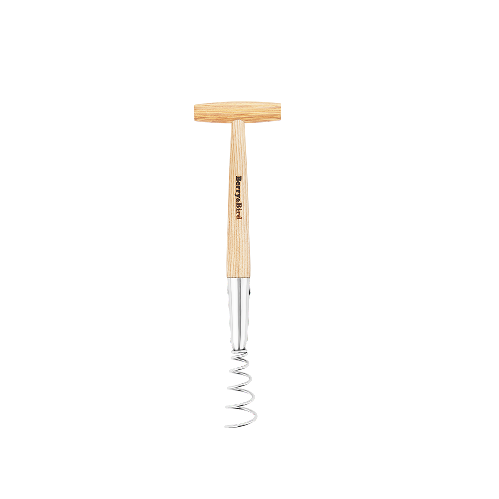 Berry&Bird Hand Corkscrew Weeding Tool Manual Weed Puller Garden Tool T-Handle