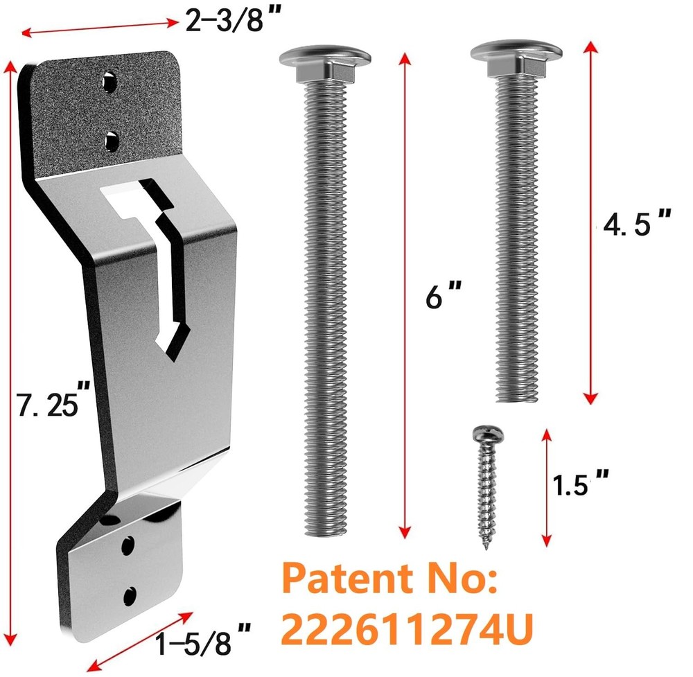 Spare Tire Carrier Mount for Trailers | WallMounted Wheel Bracket Rack