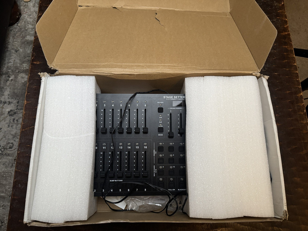 ADJ Stage Setter 8 16-Channel DMX Lighting Controller - Used Once - Great shape