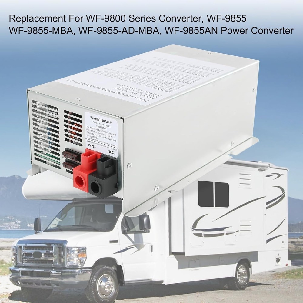 WF-9855 55 Amp Deck Mount Charger/Converter for RV Trailer Camper 9800 Series