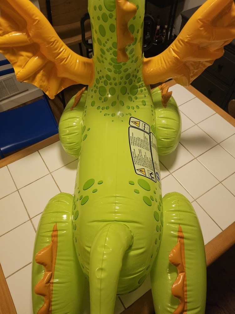 Intex Medieval Dragon Ride-On Inflatable Pool Float Neck Repair