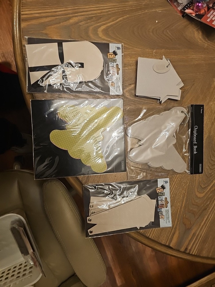 Chipboard cutouts various designs - see pictures