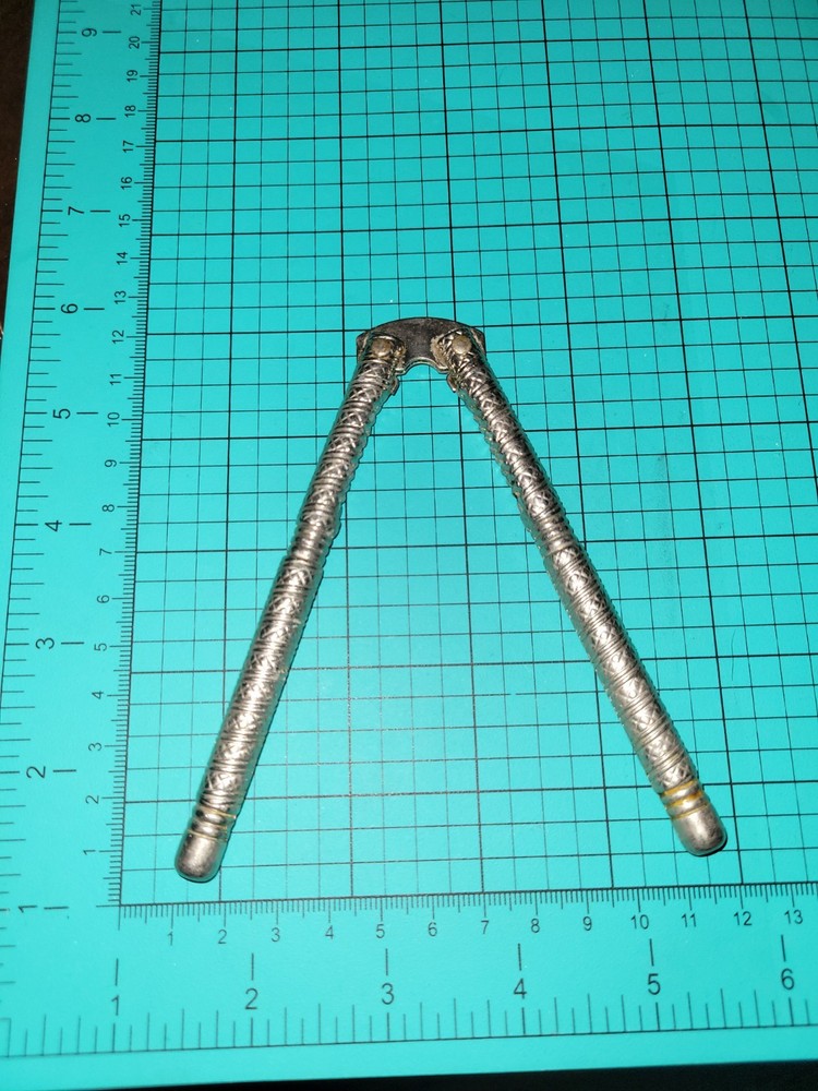 5" Steel Spring Nutcracker Vintage 1940's Classic Standard Metal Nut Cracker