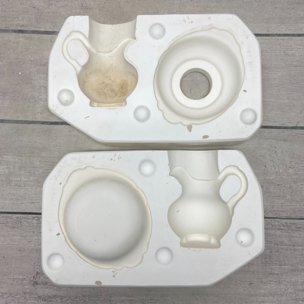 Vintage Ann Original Mold Ceramic Casting Mold Bowl & Pitcher #AO-417
