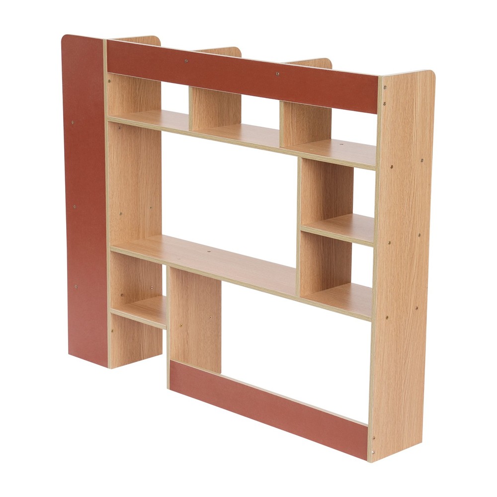 Storage Rack, Desktop Storage Rack, Desk Bookshelf Organizer Load Capacity: 3kg