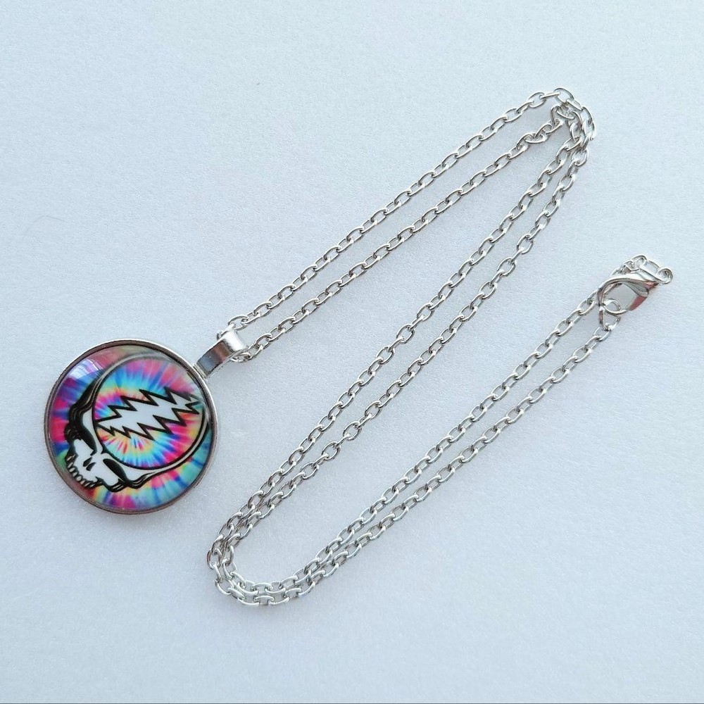 Grateful Dead Skull Necklace New
