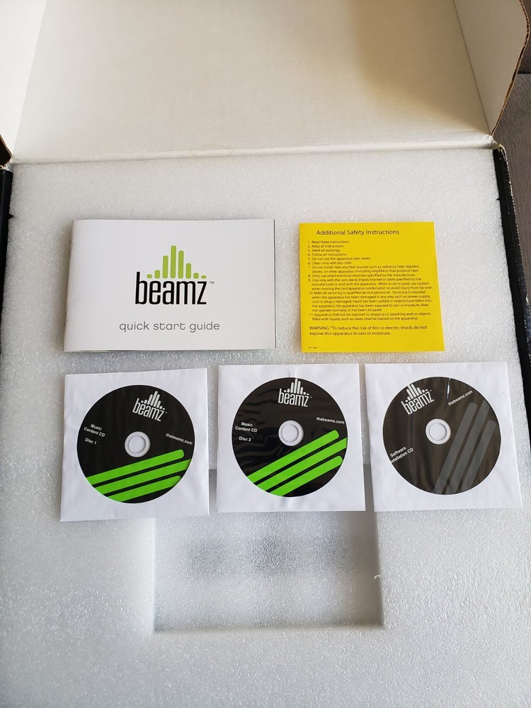 Beamz C6 Interactive Music Creator With Laser Beam - Complete Set Up!