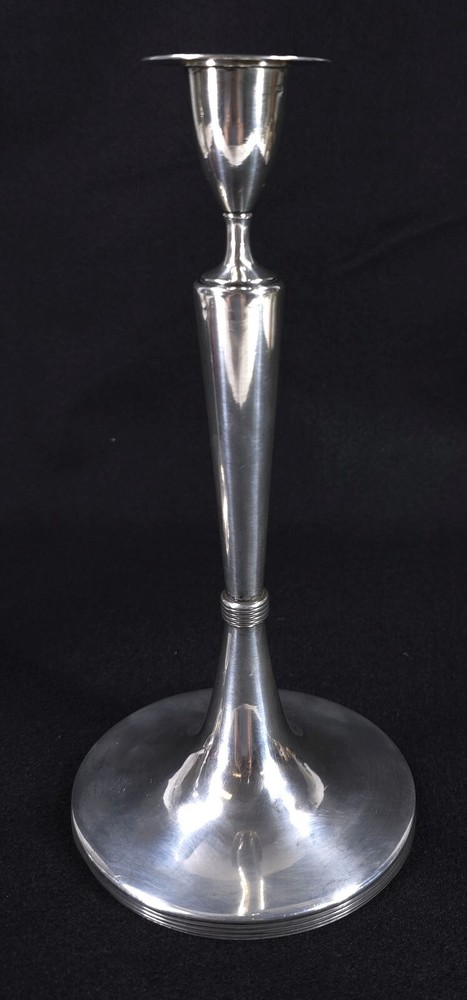 Antique Pair 1806 Austrian Silver Candlesticks 13th loth. .812