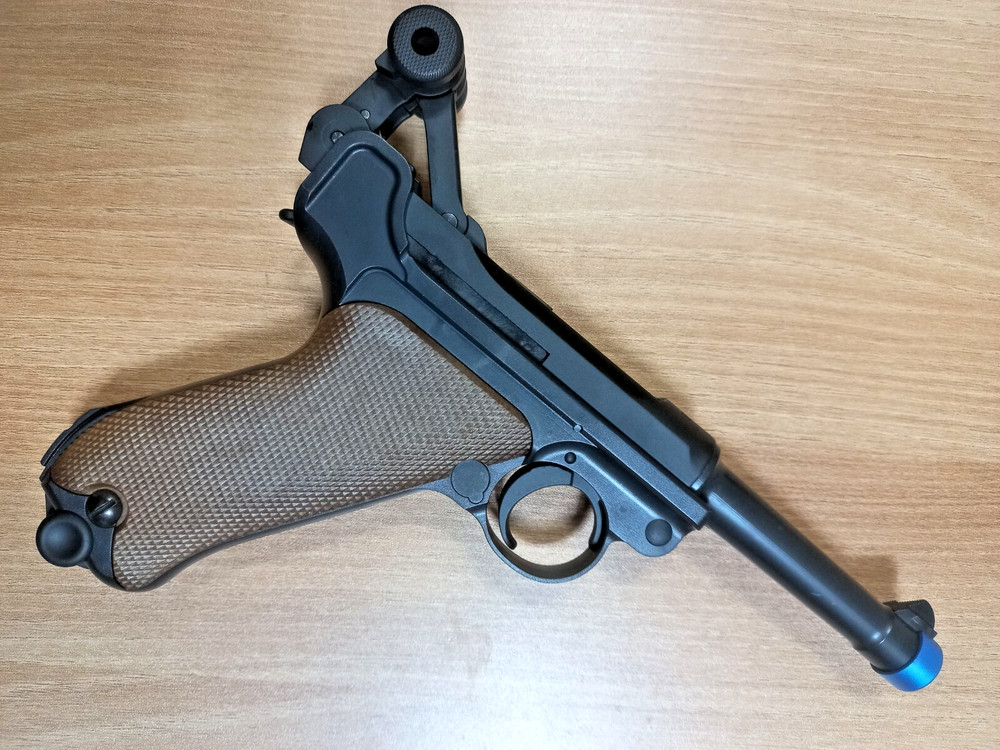 Luger P08 Spring Powered 6mm Toy by Academy