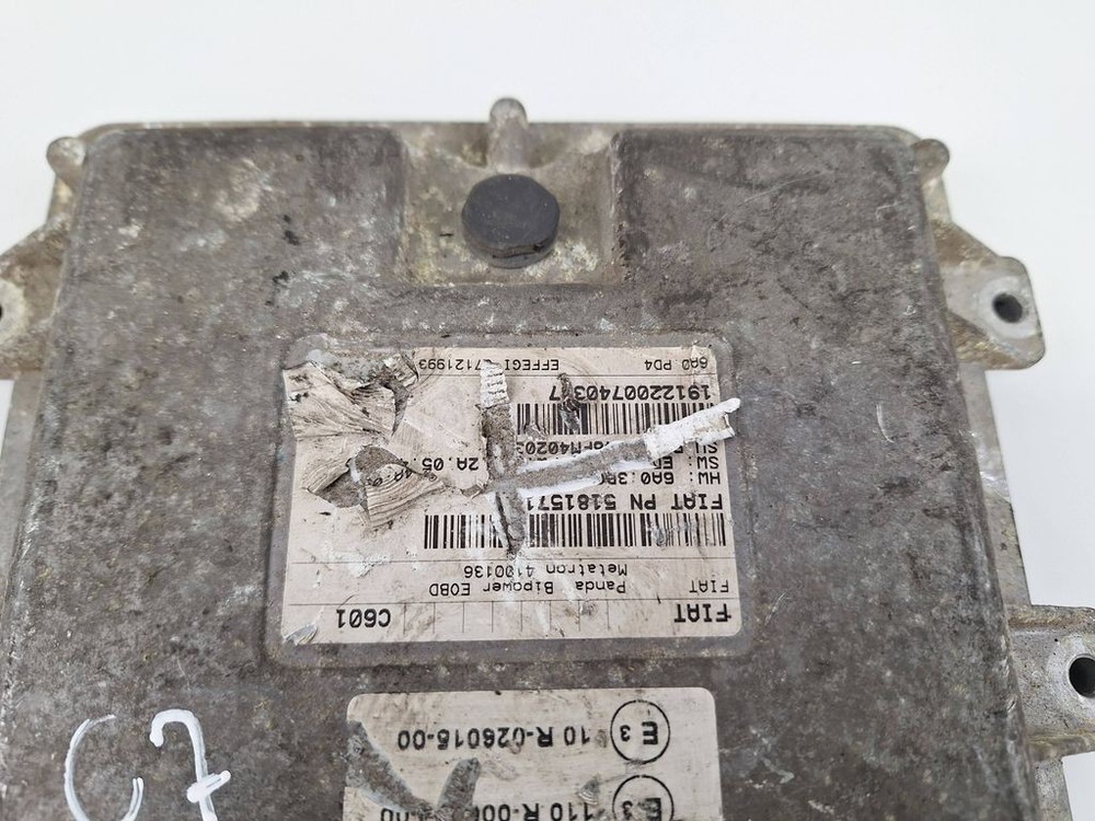 Fiat Panda II 2008 Engine Control Module 51815710 26 kW BVV265
