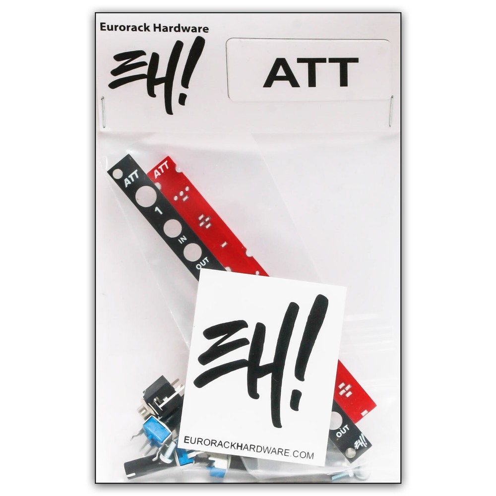 Eurorack Hardware ATT DIY Kit - Triple Attenuator Module Kit