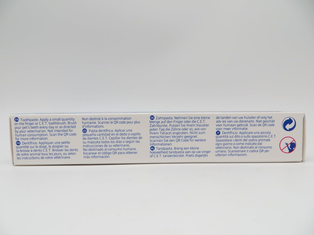 Virbac C.E.T. Enzymatic Toothpaste, Eliminates Bad Breath by Removing Plaque & T