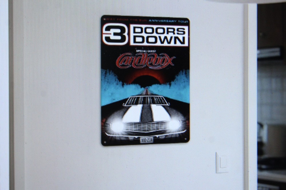 3 DOORS DOWN SPECIAL CANDLEBOX 10x7 TIN