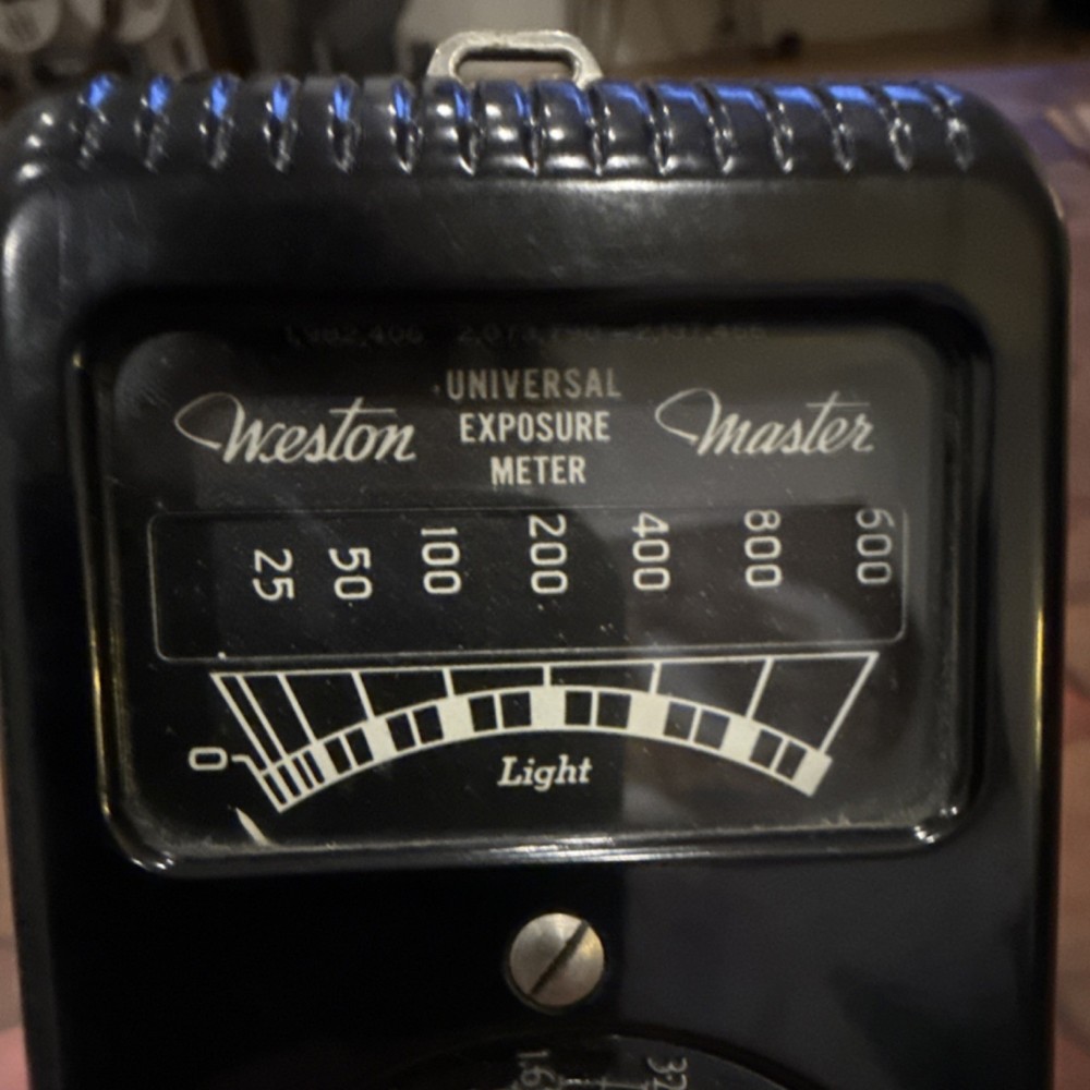 Weston Master 715 Universal Analog Exposure Meter for Camera with Case