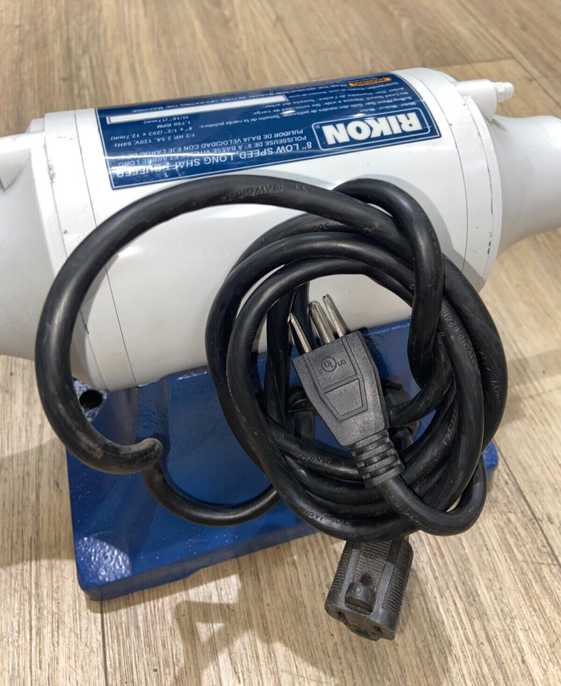 Rikon Power Tools Model 81-608 8" Low Speed, Long Shaft Buffer 1/2 HP Motor