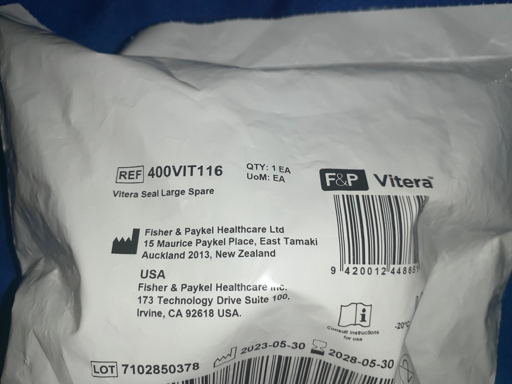 F&P Vitera Large REF 400VIT116 Vitera very soft silicone