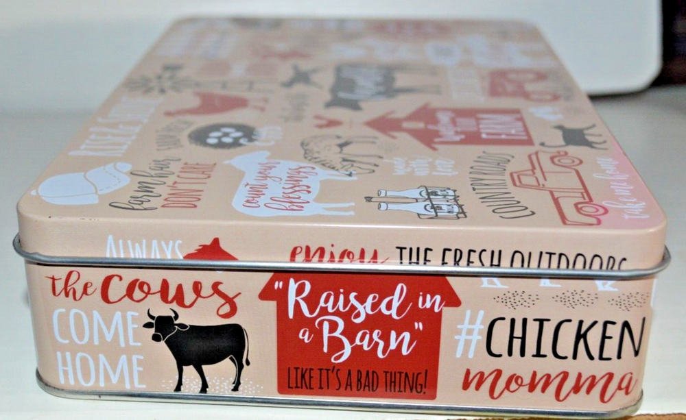 Farm Living Tin Rectangle