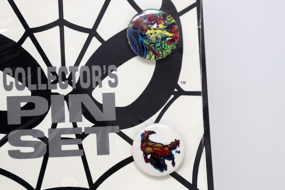 1989 MARVEL SPIDER-MAN COLLECTOR'S PIN SET SEALED