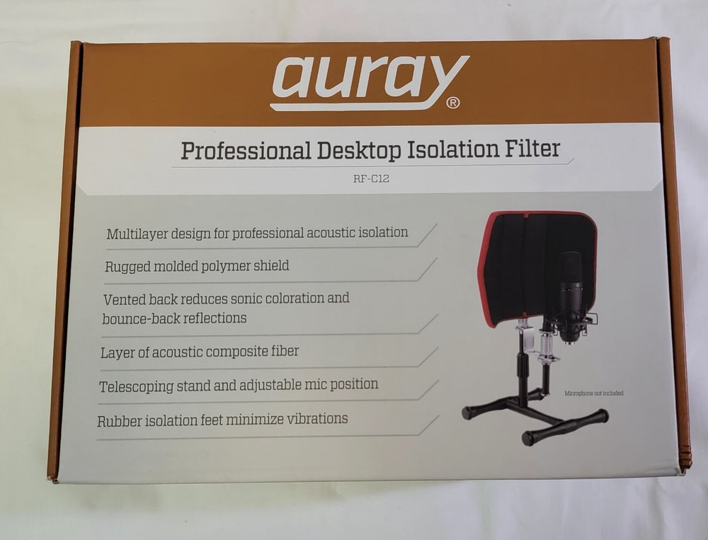 Auray RF-C12R Professional Desktop Isolation Filter (Gray)