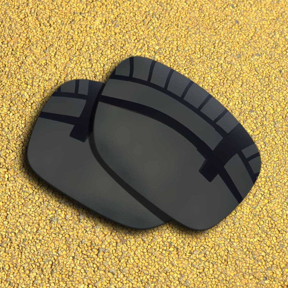 Polarized Lenses Replacement for-OAKLEY Overtime OO9167 - Solid Black