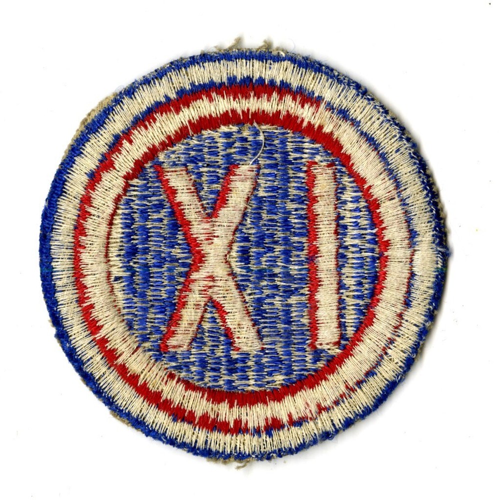 IX Corps White Back Patch WWII Vintage Pacific Theater
