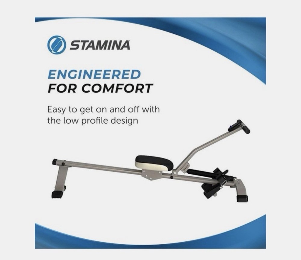 Stamina Inmotion Rower 35-0123B Exercise Machine Home Gym