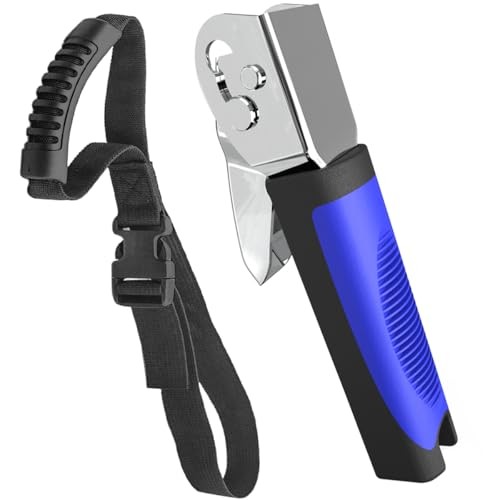 2 Pack Foldable Car Door Handle for Elderly with Adjustable Standing Aid Blue