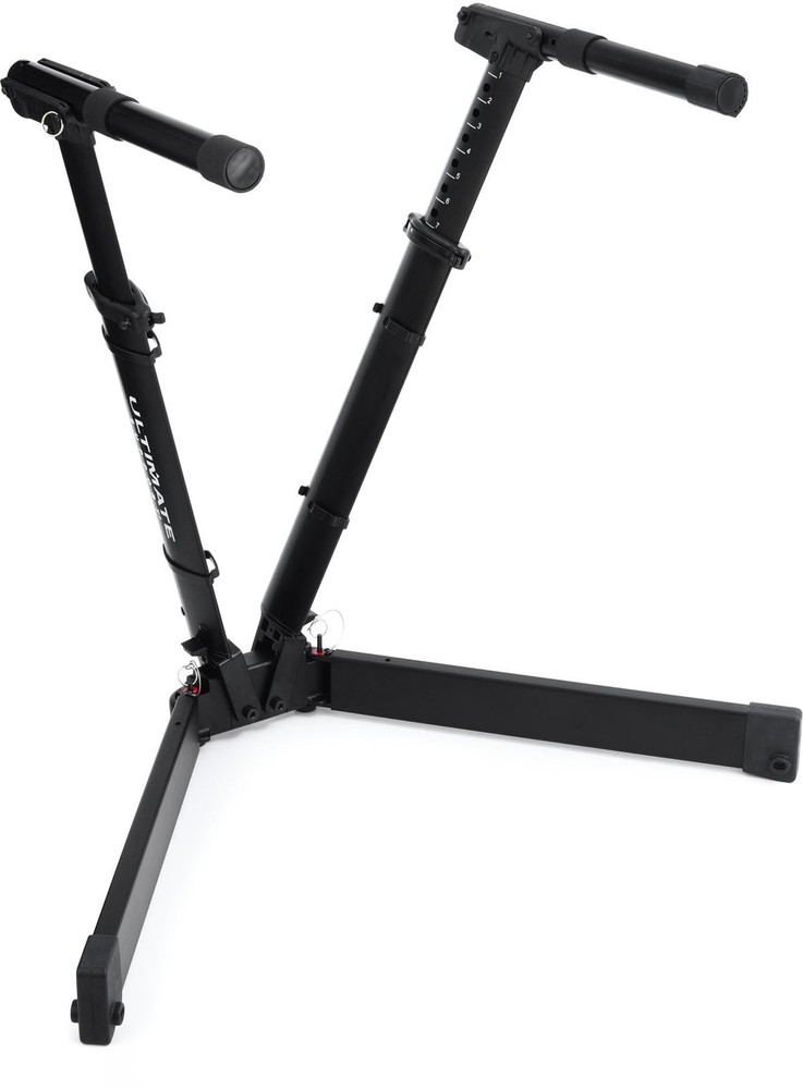 Ultimate Support VS-88B V-Style Portable Height-Adjustable Keyboard Stand w/