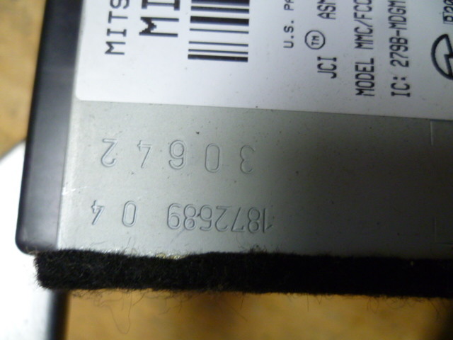 2014 2016 MITSUBISHI MIRAGE HANDS FREE BLUETOOTH COMMUNICATION MODULE 8785A061