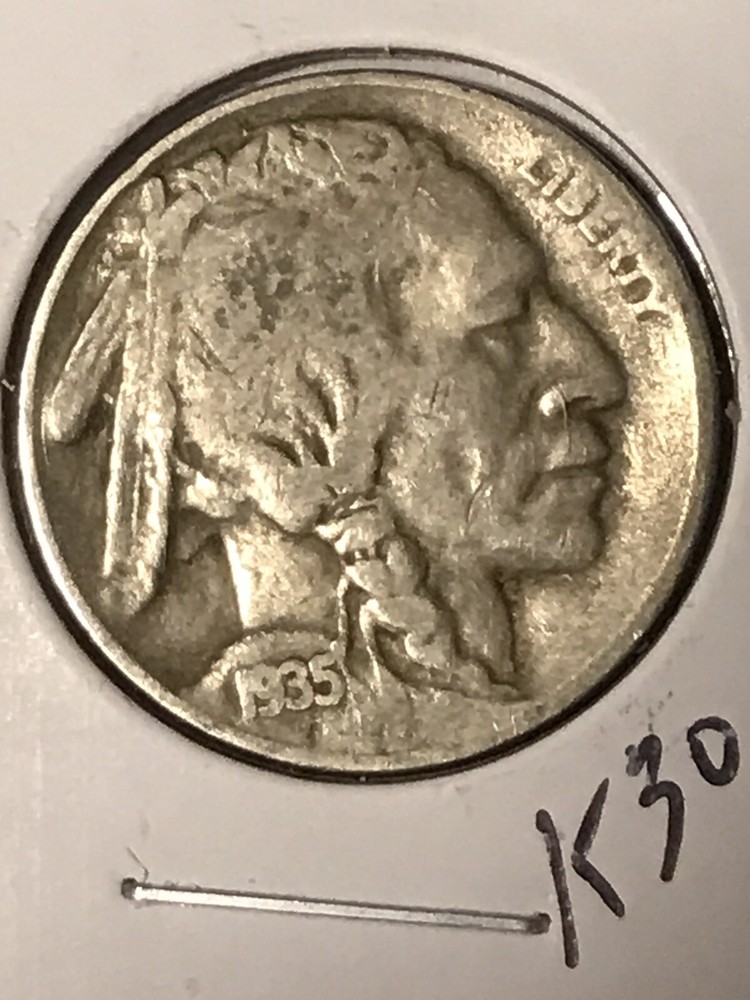 1935-D Buffalo Nickel F
