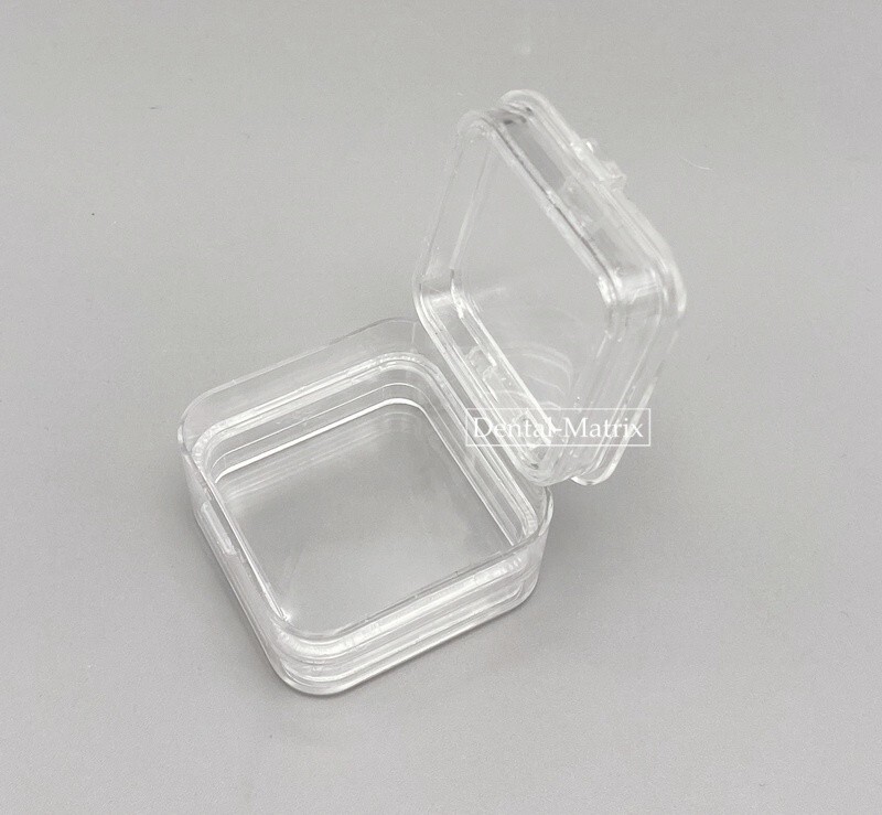 90 Pcs Denture False Teeth Container Membrane Case Hinged Display Box Jewelry