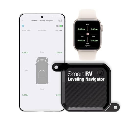 Wireless RV Leveling System, Bluetooth RV Leveler for Campers, RV Leveling