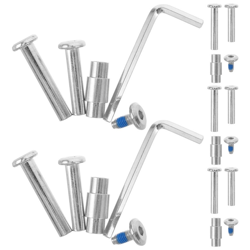 Roller Skate Axle Screws Wheel Nut Mounting Bolts Bearings Skating