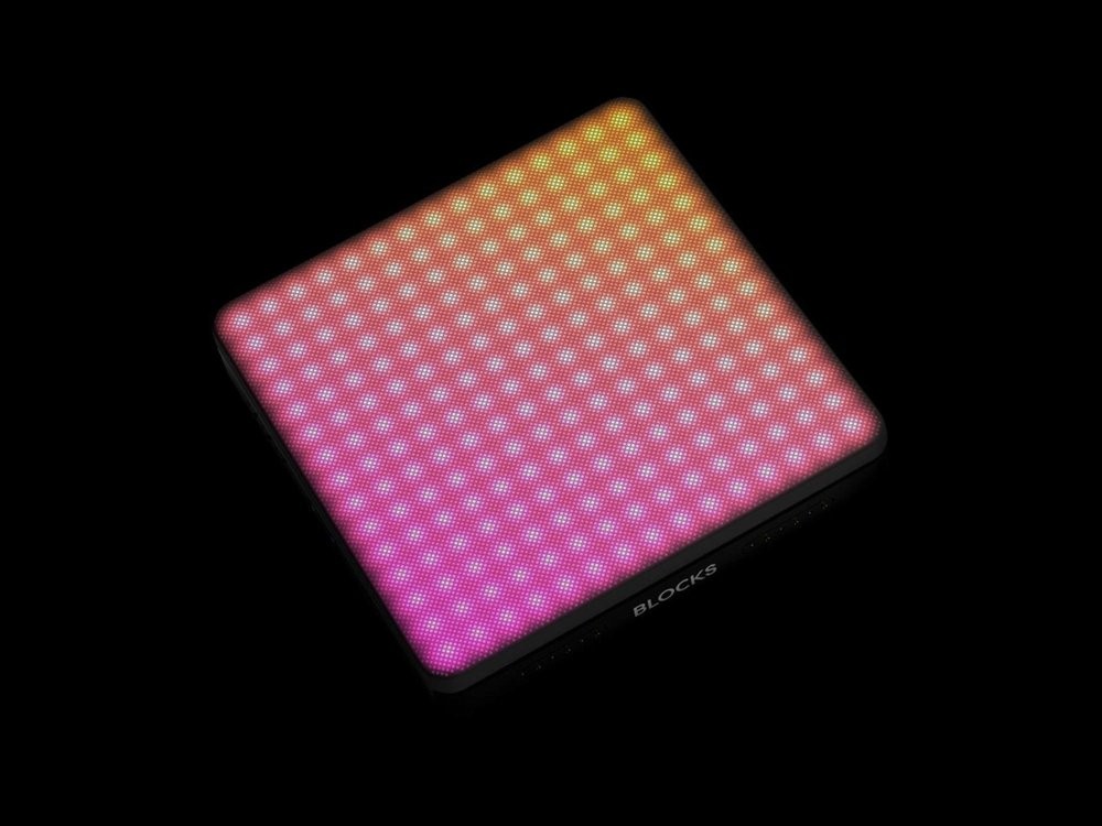 ROLI Lightpad Block illuminated pressure responsive Motion
