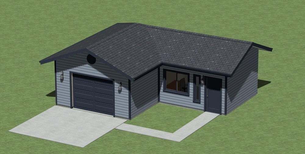 Garage Construction Plans with office.