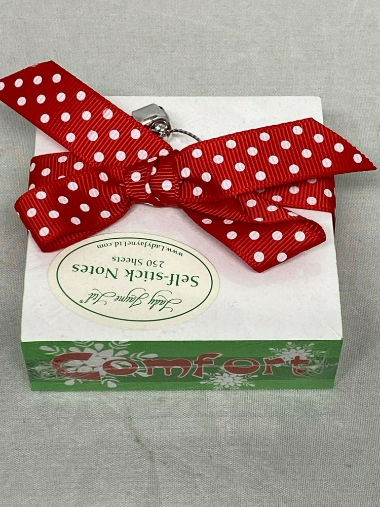 Lady Jayne Ltd Christmas Sticky Stack Note Paper Cube Merry Jolly Self Adhesive
