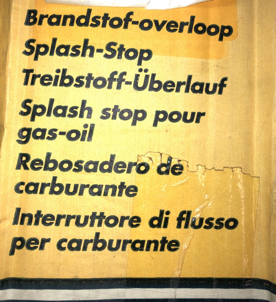 Fuel Overflow Splash Stop Vetus FS3816